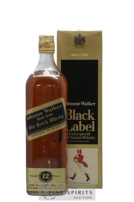 Johnnie Walker 12 years Of. Extra Special Black Label ---- - Lot de 1 Flacon