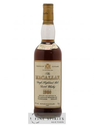 Macallan (The) 18 years 1980 Of. Sherry Wood Matured - bottled 1999   - Lot de 1 Bouteille