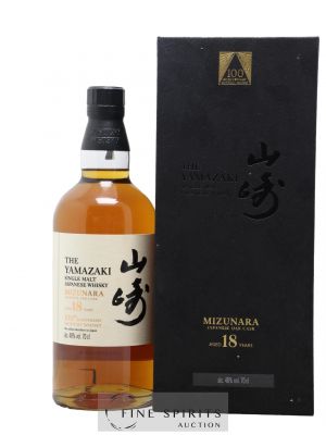 Yamazaki 18 years Of. Mizunara Japanese Oak Cask 100th Anniversary Edition   - Lot de 1 Bouteille