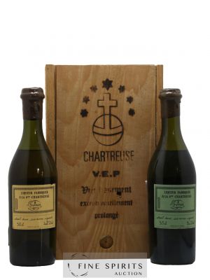 Chartreuse 1968 Of. Coffret Verte et Jaune   - Lot de 1 Coffret