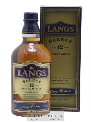 Whisky Langs Select Scotch Whisky 12 years Lang Brothers  - Lot de 1 Bouteille