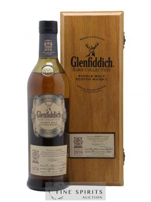 Glenfiddich 35 years 1978 Of. Cask n°28153 - One of 140 Rare Collection   - Lot de 1 Bouteille