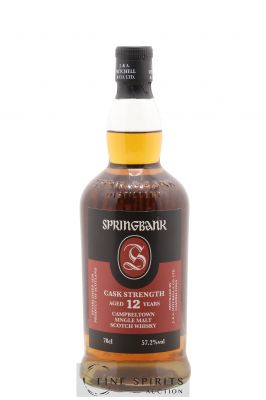 Springbank 12 years Of. Cask Strength (57.2°) ---- - Lot de 1 Bouteille