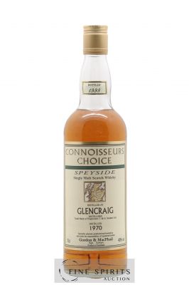 Glencraig 1970 Gordon & MacPhail Bourbon Cask - One bottled 1998 Connoisseurs Choice ---- - Lot de 1 Bouteille