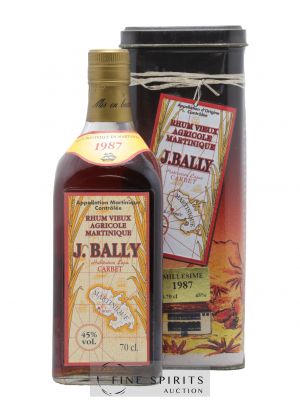 J. Bally 1987 Of. Plantations Lajus du Carbet   - Lot de 1 Bouteille
