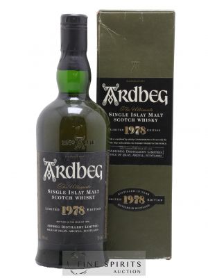 Ardbeg 1978 Of. Limited Edition - bottled 1999 The Ultimate   - Lot de 1 Bouteille