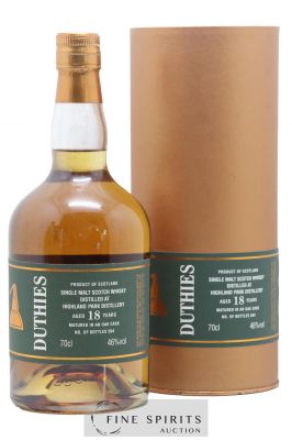Highland Park 18 years Cadenhead's Duthies Oak Cask - One of 594 ---- - Lot de 1 Bouteille