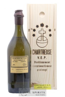 Chartreuse Of. Jaune V.E.P. Mise 2023 (1L.)   - Lot de 1 Bouteille
