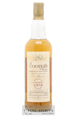 Linkwood 22 years 1978 The Vintage Malt Whisky Co. Ltd. The Coopers Choice bottled 2000 ---- - Lot de 1 Bouteille