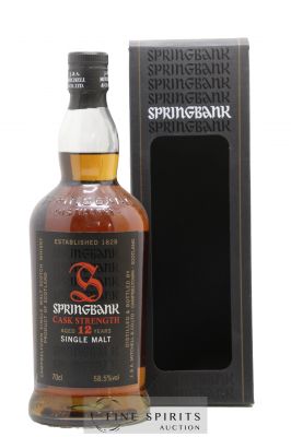 Springbank 12 years Of. Cask Strength (58,5°) ---- - Lot de 1 Bouteille