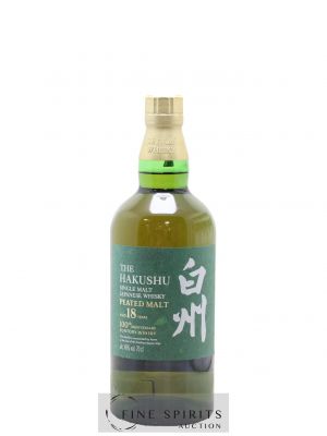 Hakushu 18 years Of. Peated Malt 100th Anniversary Suntory ---- - Lot de 1 Bottle