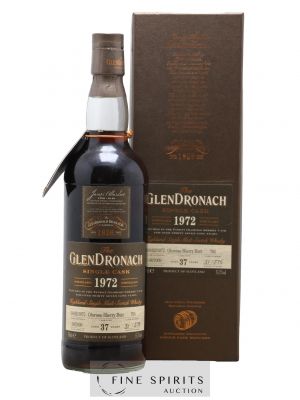 The Glendronach 37 years 1972 Of. Single Cask n°705 - One of 275 - bottled 2009   - Lot de 1 Bouteille