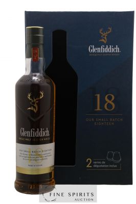 Glenfiddich 18 years Of. Small Batch (Set with 2 glasses) ---- - Lot de 1 Bouteille