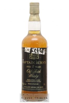 Whisky Captain Burn's 5 years ---- - Lot de 1 Bouteille