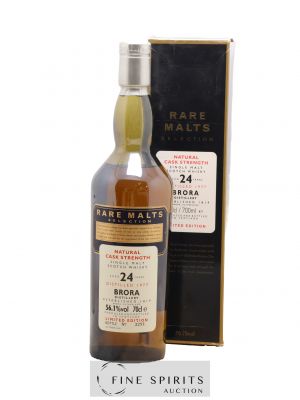 Brora 24 years 1977 Of. Rare Malts Selection Natural Cask Strengh - bottled 2001 Limited Edition   - Lot of 1 Bottle