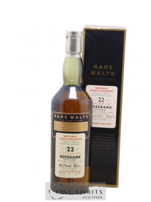 Rosebank 22 years 1981 Of. Rare Malts Selection Natural Cask Strengh - bottled 2004 Limited Edition   - Lot of 1 Bottle