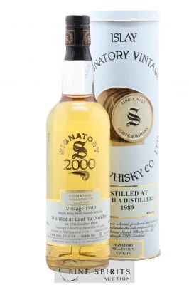 Caol Ila 10 years 1989 Signatory Vintage Casks n°2922-24 - One of 930 - bottled 1999 Millenium Edition 