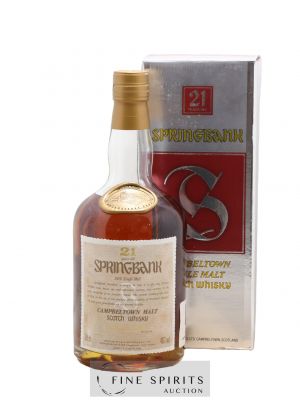 Springbank 21 years Of. Dumpy Gold Wax ---- - Lot de 1 Bouteille