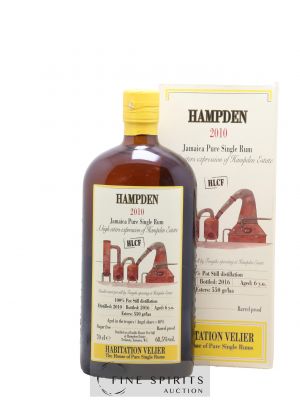 Hampden 6 years 2010 Velier HLCF Pot Still Distillation - bottled 2016 Habitation Velier   - Lot of 1 Bottle