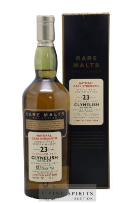 Clynelish 23 years 1972 Of. Rare Malts Selection Natural Cask Strengh Limited Edition (75cl.)   - Lot de 1 Bouteille