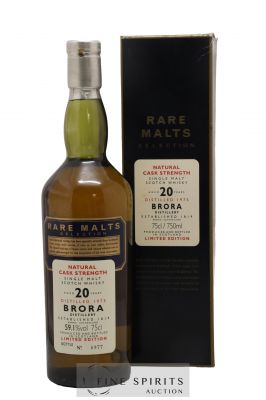 Brora 20 years 1975 Of. Rare Malts Selection Natural Cask Strengh Limited Edition (75cl.)   - Lot de 1 Bouteille