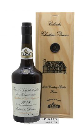 Christian Drouin 1948 Of. Eau-de-Vie de Cidre de Normandie bottled 2016 ---- - Lot de 1 Bottle