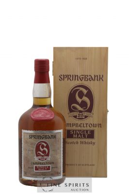 Springbank 25 years Of. Dumpy Red Wax   - Lot de 1 Bouteille