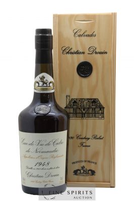 Christian Drouin 1948 Of. Eau-de-Vie de Cidre de Normandie bottled 2019 ---- - Lot de 1 Bottle