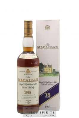 Macallan (The) 18 years 1975 Of. Sherry Wood Matured - bottled 1994 