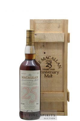 Macallan (The) 25 years 1971 Of. Anniversary Malt bottled 1997 Special Bottling   - Lot de 1 Bouteille