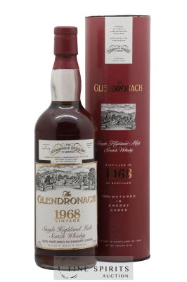 The Glendronach 25 years 1968 Of. Hiram Walker Import (75cl.)  The Glendronach 25 years 1968 Of. Hiram Walker Import (75cl.)