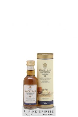 Macallan (The) 18 years 1985 Of. Selected Sherry Oak Casks (5cl.)   - Lot de 1 Bouteille