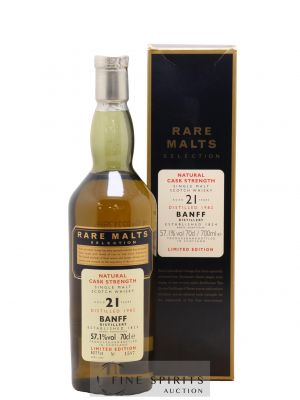 Banff 21 years 1982 Of. Rare Malts Selection Natural Cask Strengh - bottled 2004 Limited Edition ---- - Lot de 1 Bottle