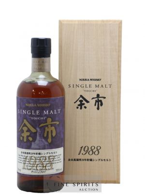 Yoichi 20 years 1988 Of. Nikka Single Malt   - Lot de 1 Bouteille