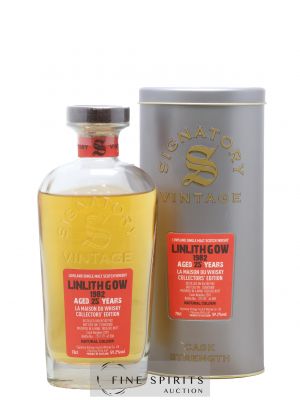 Linlithgow 25 years 1982 Signatory Vintage Cask n°2201 - One of 388 - bottled 2008 LMDW Cask Strength Collection   - Lot de 1 Bouteille