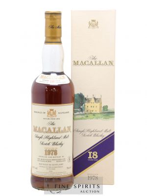 Macallan (The) 18 years 1978 Of. Sherry Wood Matured - bottled 1996 Rothschild Import   - Lot de 1 Bouteille