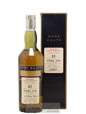 Caol Ila 21 years 1975 Of. Rare Malts Selection Natural Cask Strengh - bottled 1997 Limited Edition   - Lot of 1 Bottle
