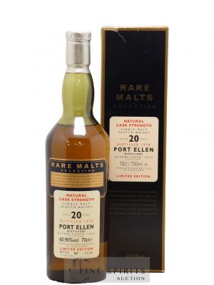Port Ellen 20 years 1978 Of. Rare Malts Selection Natural Cask Strengh - bottled 1998 Limited Edition   - Lot de 1 Bouteille
