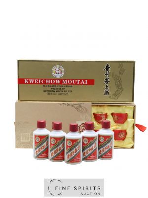 Moutai Of. Kweichow Set of 5x50ml. & ceramic jug x5 (250ml.)   - Lot of 1 Bottle