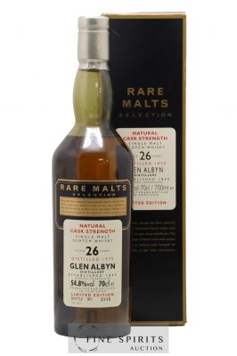 Glen Albyn 26 years 1975 Of. Rare Malts Selection Natural Cask Strengh - bottled 2002 Limited Edition 