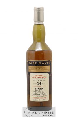 Brora 24 years 1977 Of. Rare Malts Selection Natural Cask Strengh - bottled 2001 Limited Edition ---- - Lot de 1 Bouteille