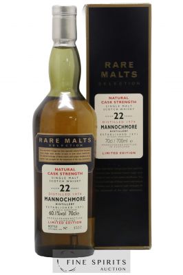 Mannochmore 22 years 1974 Of. Rare Malts Selection Natural Cask Strengh - bottled 1997 Limited Edition   - Lot de 1 Bouteille