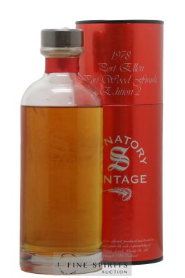 Port Ellen 1978 Signatory Vintage Port Wood Finish Edition 2 Cask n°02-159-2 - One of 792 - bottled 2002 The Decanter Collection   - Lot de 1 Bouteille