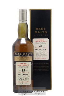 Millburn 25 years 1975 Of. Rare Malts Selection Natural Cask Strengh - bottled 2001 Limited Edition ---- - Lot de 1 Bottle