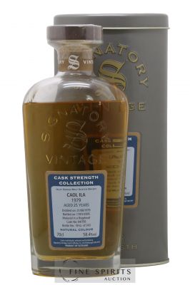 Caol Ila 25 years 1979 Signatory Vintage Cask n°04-795 - One of 243 - bottled 2005 Cask Strength Collection   - Lot of 1 Bottle