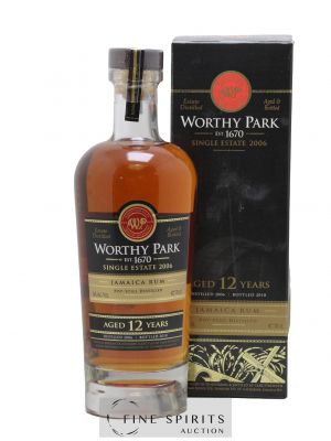 Worthy Park 12 years 2006 Of. bottled 2018   - Lot de 1 Bouteille