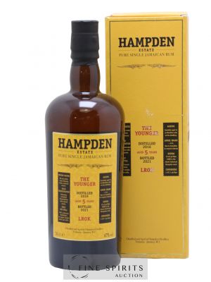 Hampden 5 years 2016 Of. The Younger mark LROK bottled 2021   - Lot de 1 Bouteille