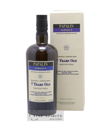 Papalin 7 years Of. Only Pot Still - bottled 2021   - Lot of 1 Bottle