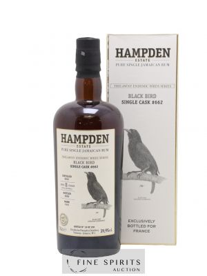 Hampden 8 years Of. Black Bird Single Cask n°662 - One of 250 - bottled 2020 Trelawny Endemic Birds Serie ---- - Lot de 1 Bouteille Hampden 8 years Of. Black Bird Single Cask n°662 - One of 250 - bottled 2020 Trelawny Endemic Birds Serie ---- - Lot de 1 Bouteille