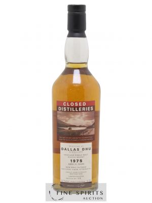Dallas Dhu 31 years 1975 Part des Anges Cask n°PDA361 - bottled 2006 Closed Distilleries ---- - Lot de 1 Bottle Dallas Dhu 31 years 1975 Part des Anges Cask n°PDA361 - bottled 2006 Closed Distilleries ---- - Lot de 1 Bottle